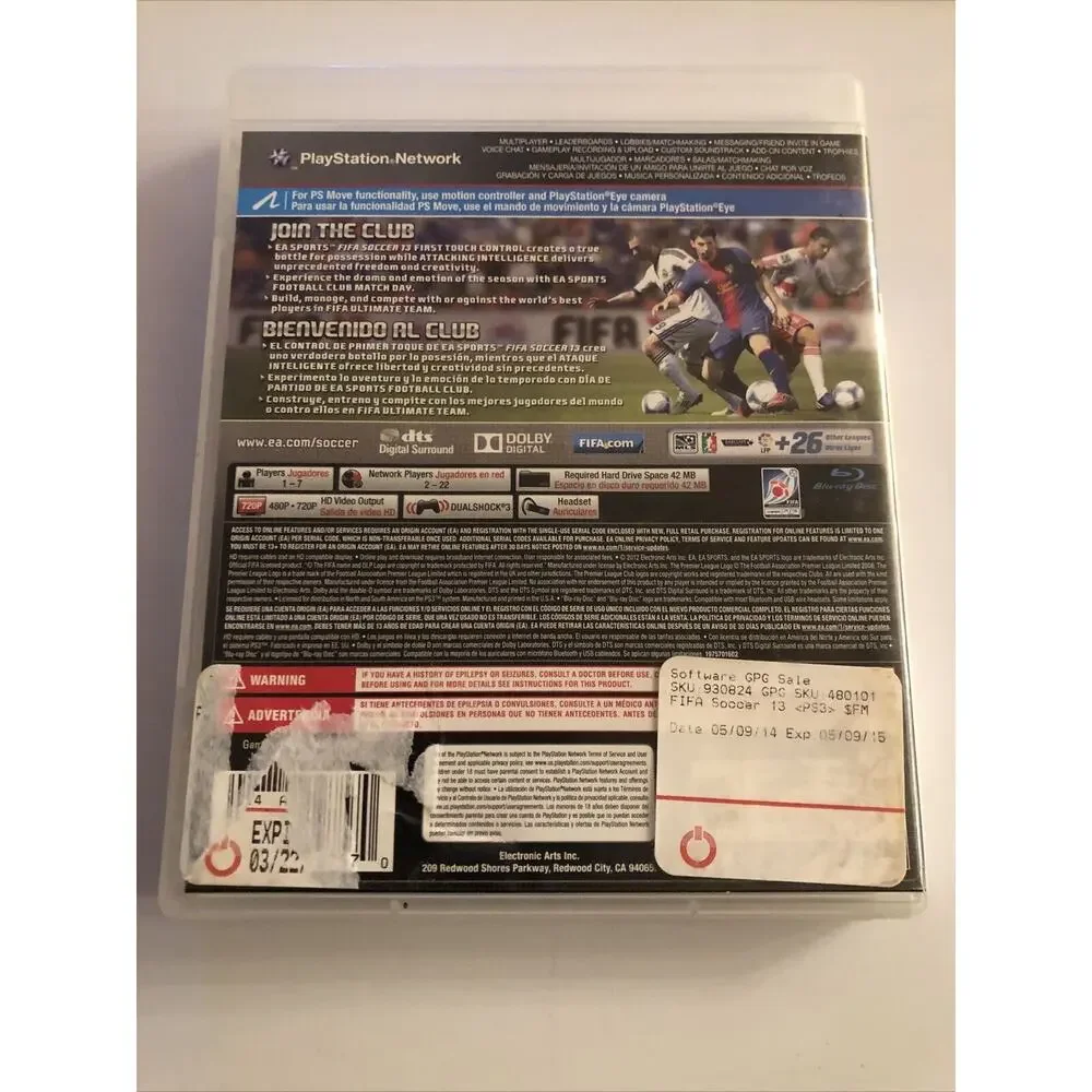 Fifa Soccer 12 & 13 PLAYSTATION 3 (PS3) Sports (Video‎ Game)